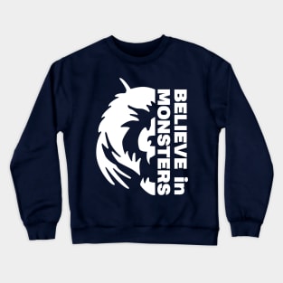 believe in monsters for chicago Crewneck Sweatshirt